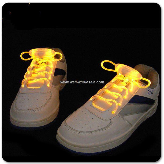custom led flashing dancing shoe laces
