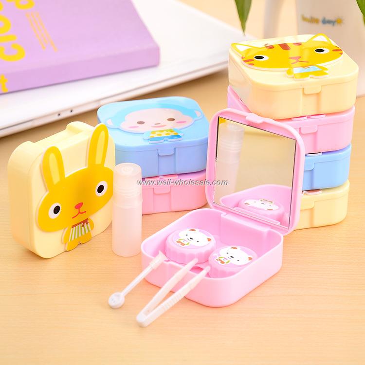 plastic contact lens travel case