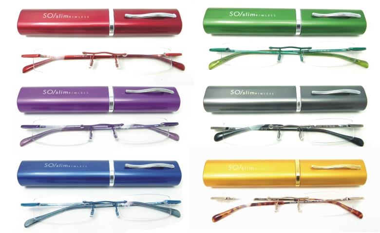 mini slim foldable tube reading glasses