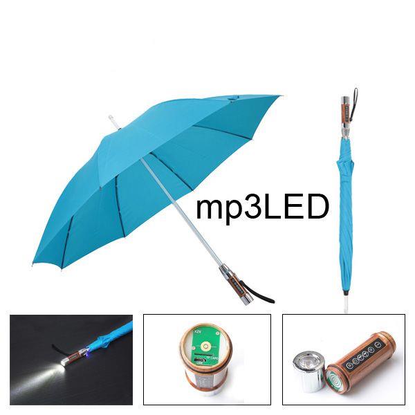 customized MP3 player led umbrella