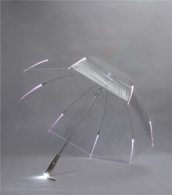 outdoor led umbrella transparent