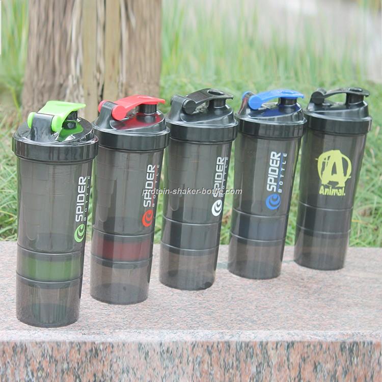 Protein Power Shaker 600ML Spider Protein Shaker 3 In 1 Sports Water