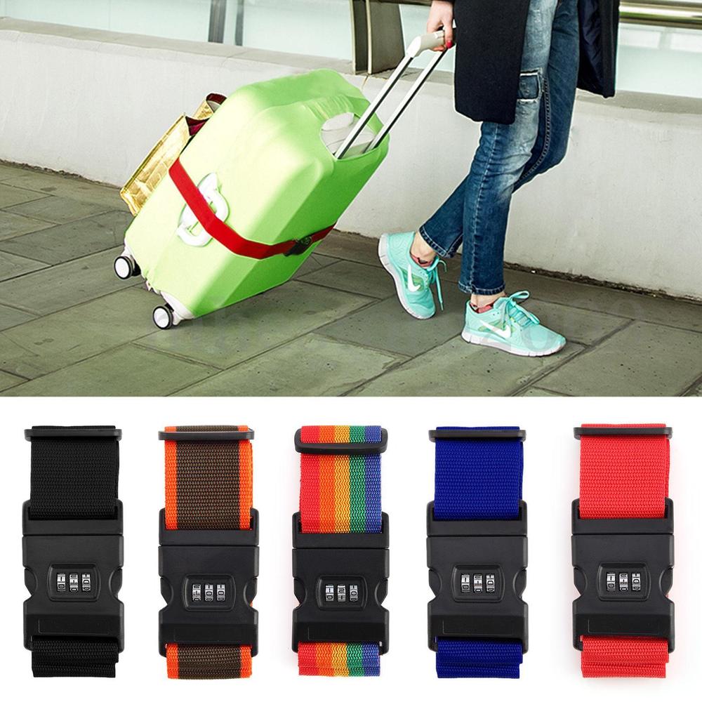 Custom Lockable Travel Luggage Suitcase Strap Belt