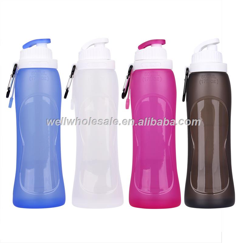Wholesale Silicone Collapsible Water Bottle