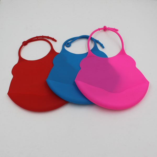 Custom Waterproof Silicone Baby Bib for Restaurant