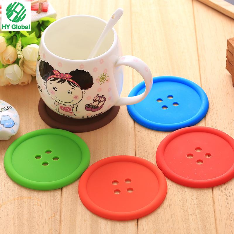 Silicone Coasters Can Customized Package Silicone Car Cup Holder Coaster