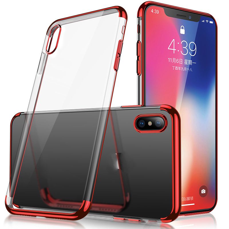 Mobile Phone Case For IPhone x Case High Quality Transparent TPU Cover For IPhone 8 Soft Shell