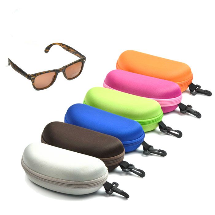 EVA waterproof offset printing zipper cheap sunglasses case