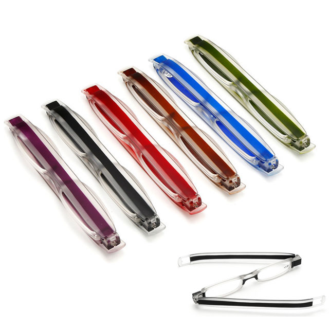 plastic 360 folding Reading Glasses