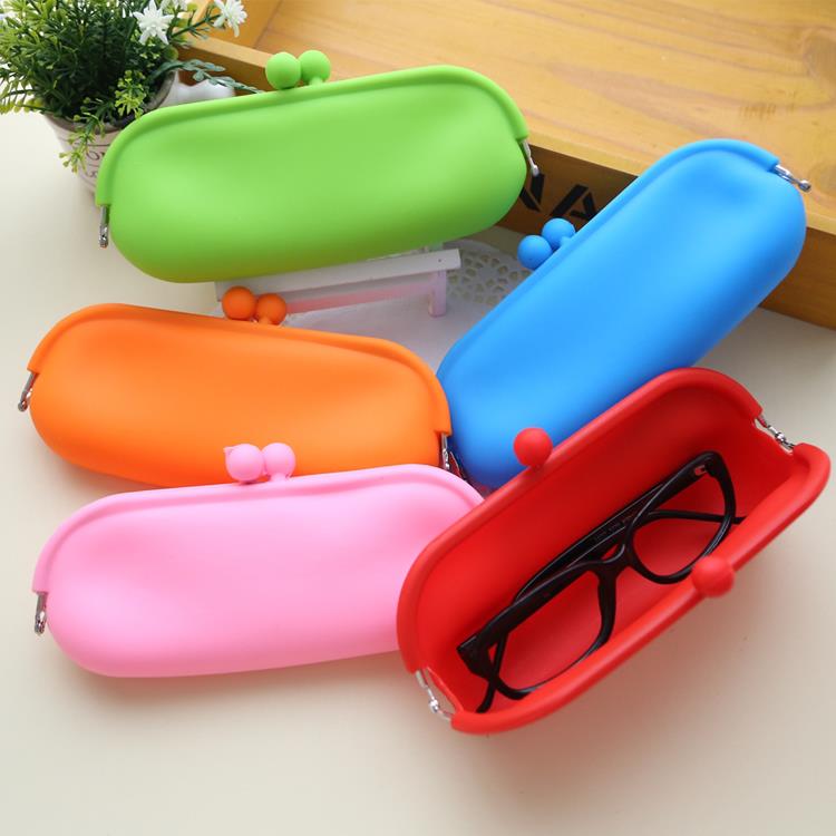 Protective Foldable silicone eyeglass case