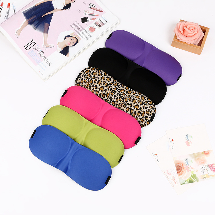 Personalized Silk Soft Eye Sleeping Mask for Travel Rest 3D Eye shade cover Mask