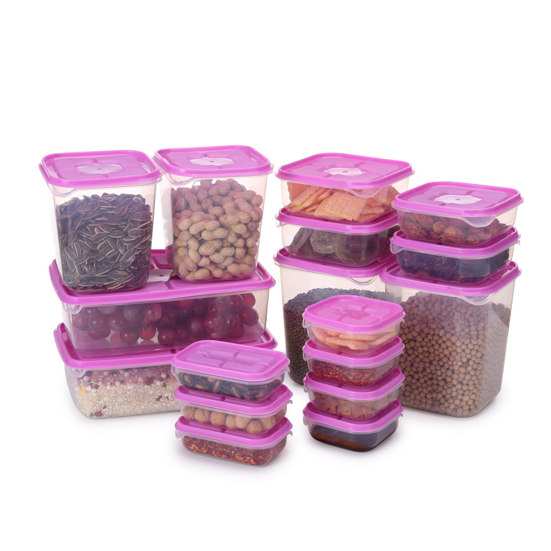 17pcs PP plastic food storage container set