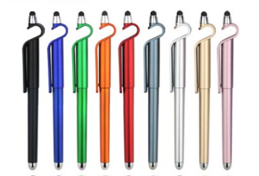 Wholesale Best Promotional Items Stylus ball Pen with Phone Holder