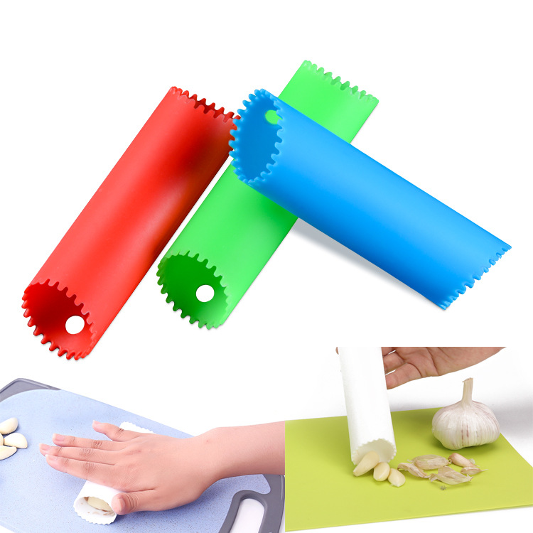 Silicone Garlic Peeler clove stripper tube gadget