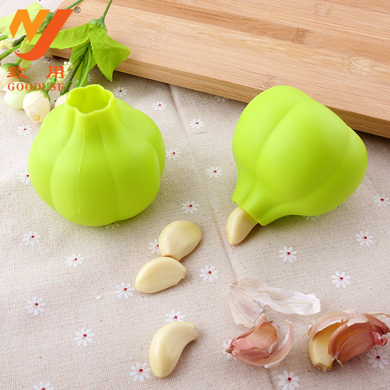 Easy roll silicone garlic peeler,garlic clove peeler