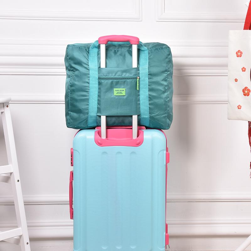 promotion nylon suitcase luggage foldable travelling bag waterproof travel bag