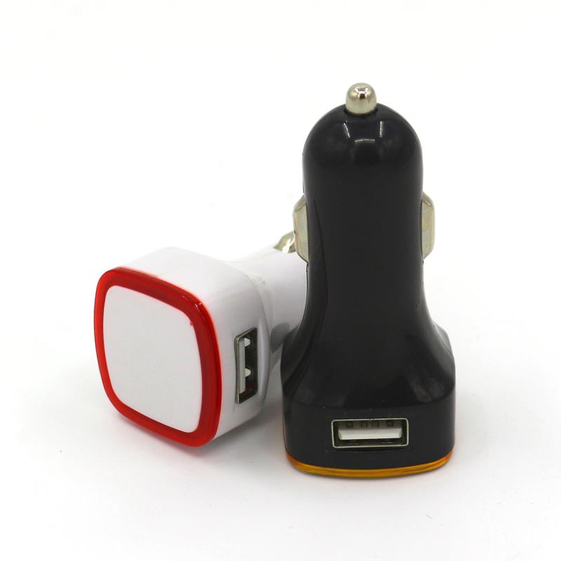 Manufacturers specializing in the production of halo car charger Dual USB square car charger