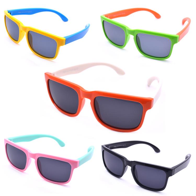 2018 hot selling good quality classic silicone polarized baby kid children sunglasses