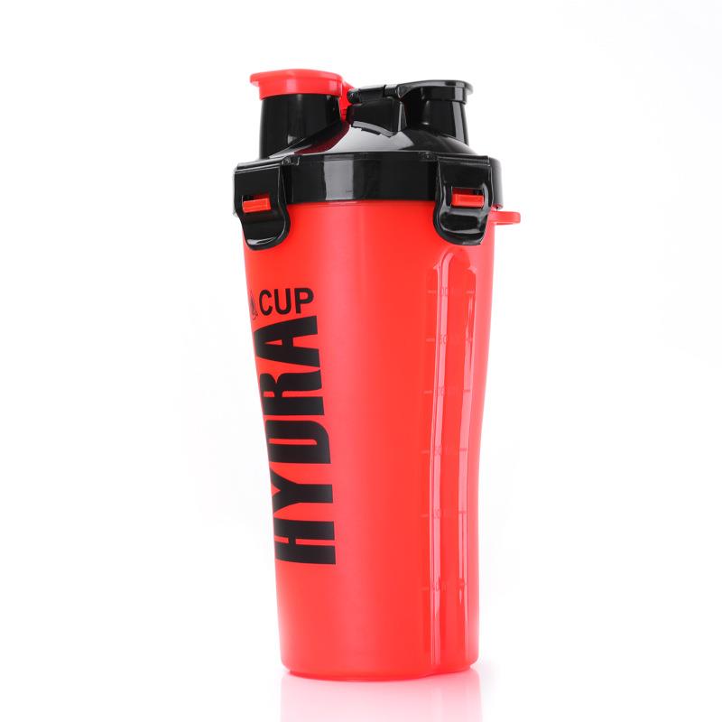 Plastic Protein Dual Shaker bottle