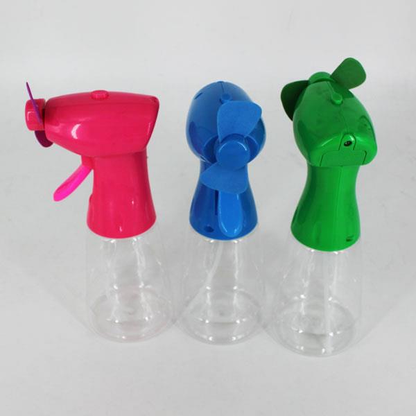 Plastic Portable Wholesale Mini Water Mist Fan with Water Bottle