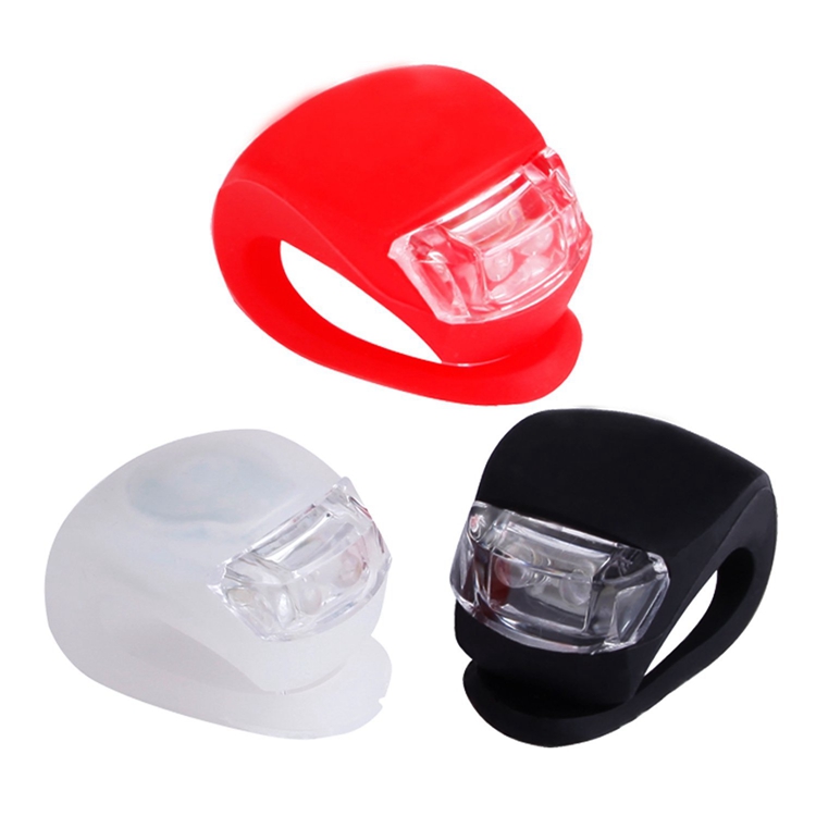 Silicone LED Flashing Bike Light For Night Warning