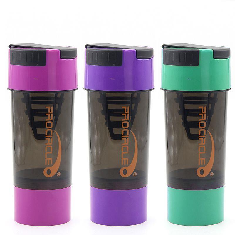 PC Gym Bottle Plastic Protein Shaker Cups
