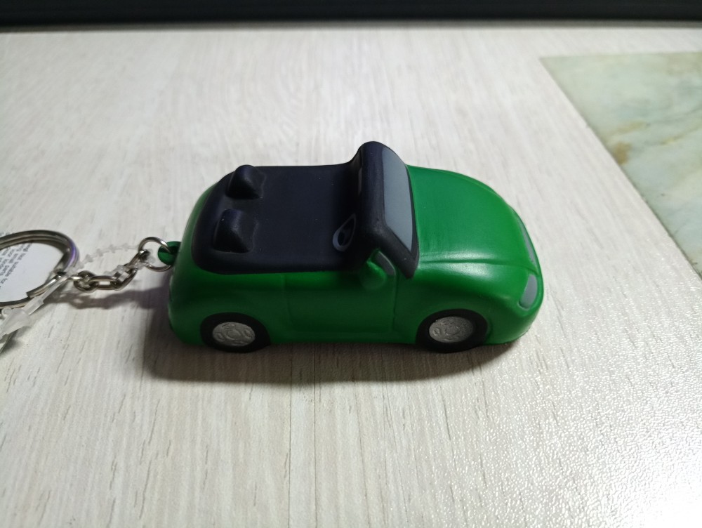 Car Stress Ball Keychain