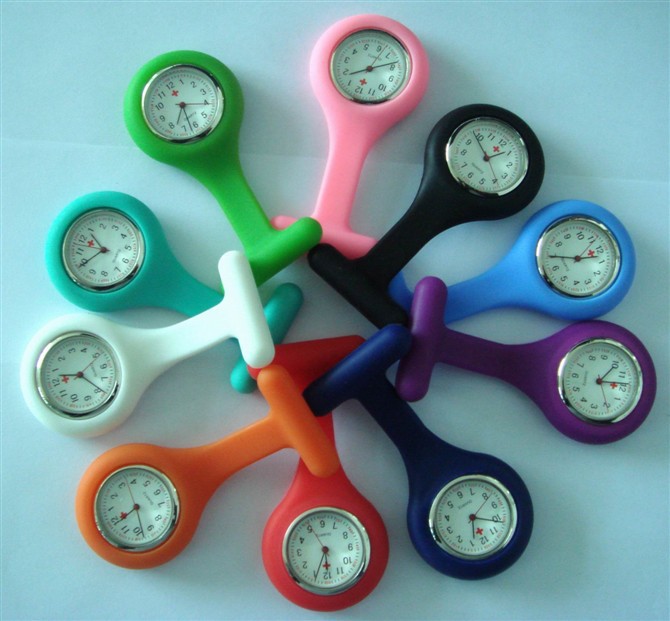 Silicone Rubber Nurse FOB watches