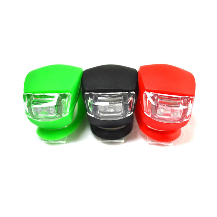 Mini Silicone LED Flashing Bike Light For Night Warning