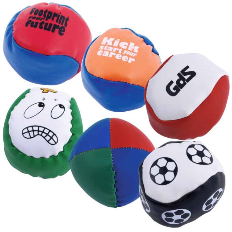 Custom panel Hacky Sack with LOGO printing