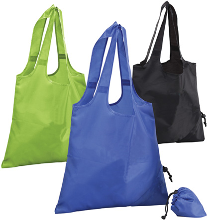 Factory promotional custom logo print eco tote polyester foldable reusable shopping bag