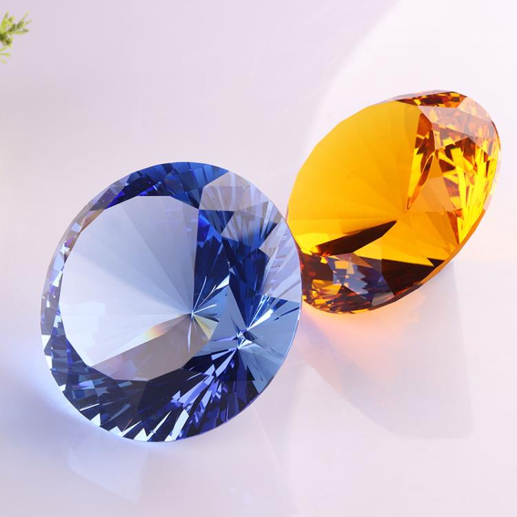 large diamond or decorative glass diamonds