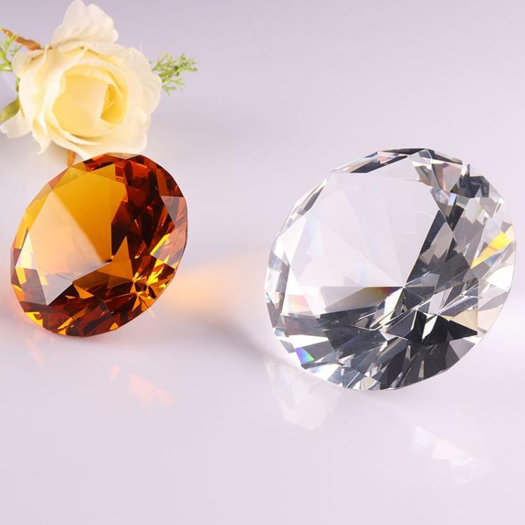 Delicate wholesale wedding souvenir decorations blue crystal diamond