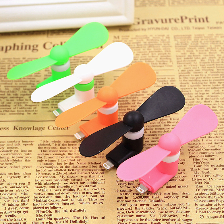 Mobile Phone mini usb fan for iphone and android