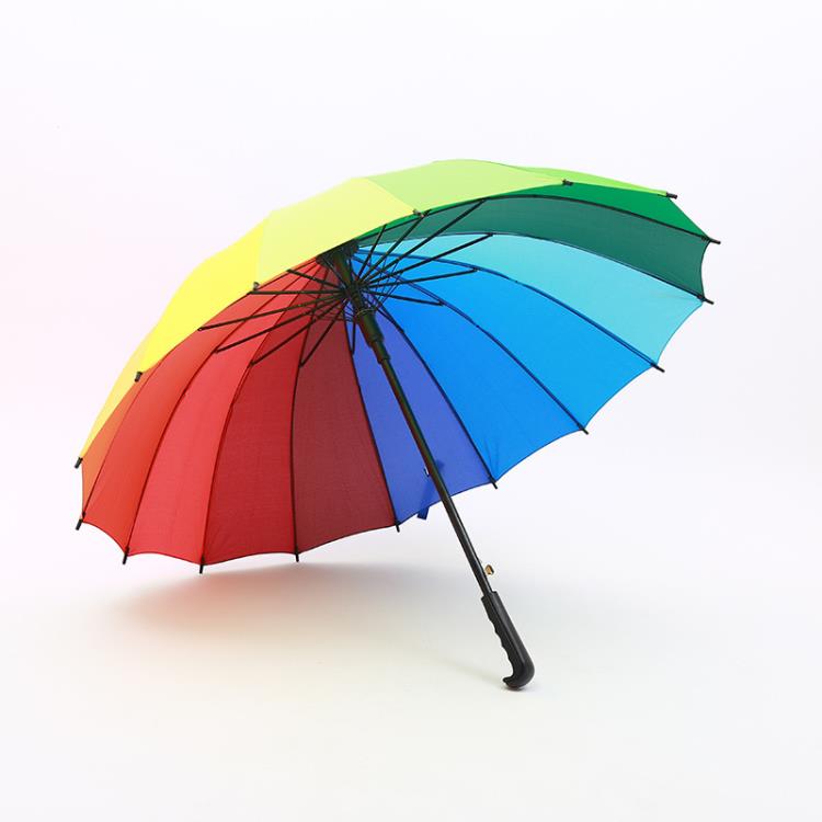promotional straight rainbow umbrella
