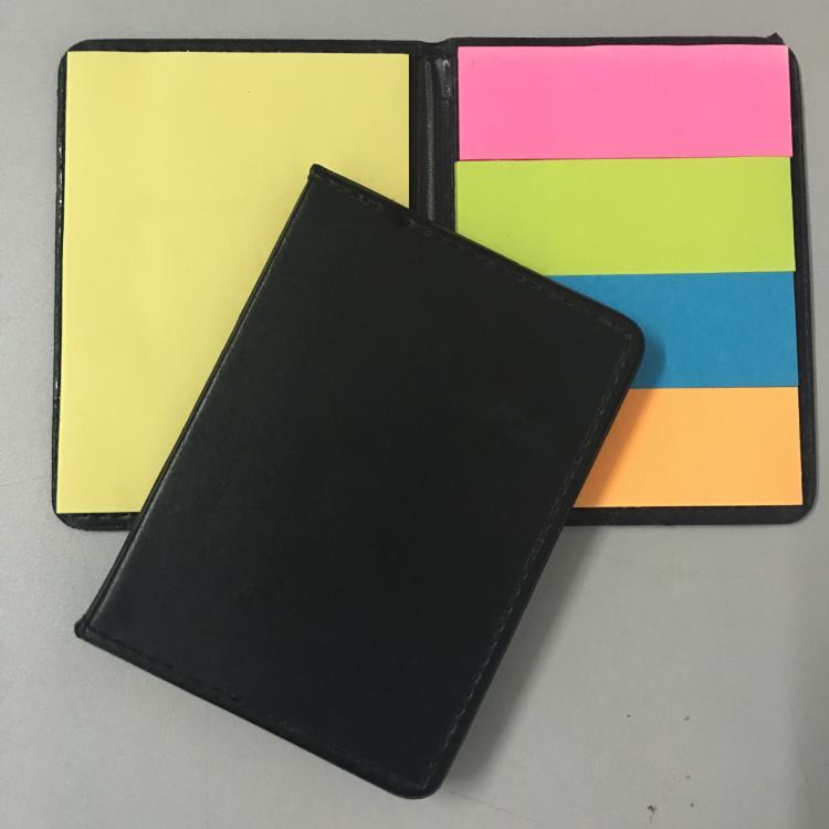 PU leather cover sticky notes box