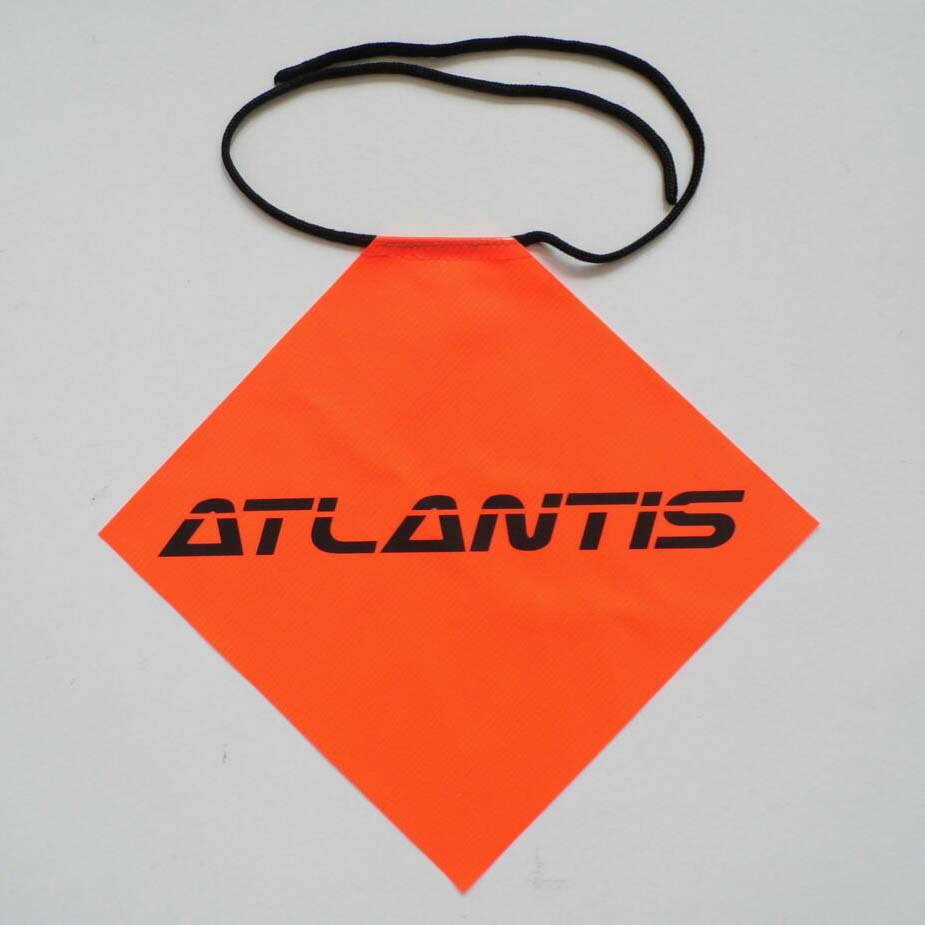 Custom red orange wire staff pvc vinyl cheap marking warning flag,Pole Flag