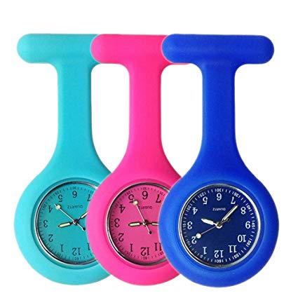 2019 High Quality Silicone Nurse Brooch Watch Tunic Fob Nursing Pendant Pocket Watches