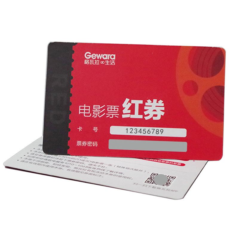 Custom CMYK Printing PVC Plastic Calling Card Scratch Recharge Prepaid Card