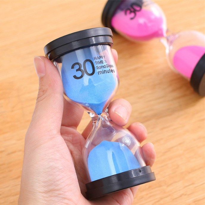 1M 3M 5M 10M 15M 30M 45M 60M Plastic and Glass Colorful Sand Timer Hourglass