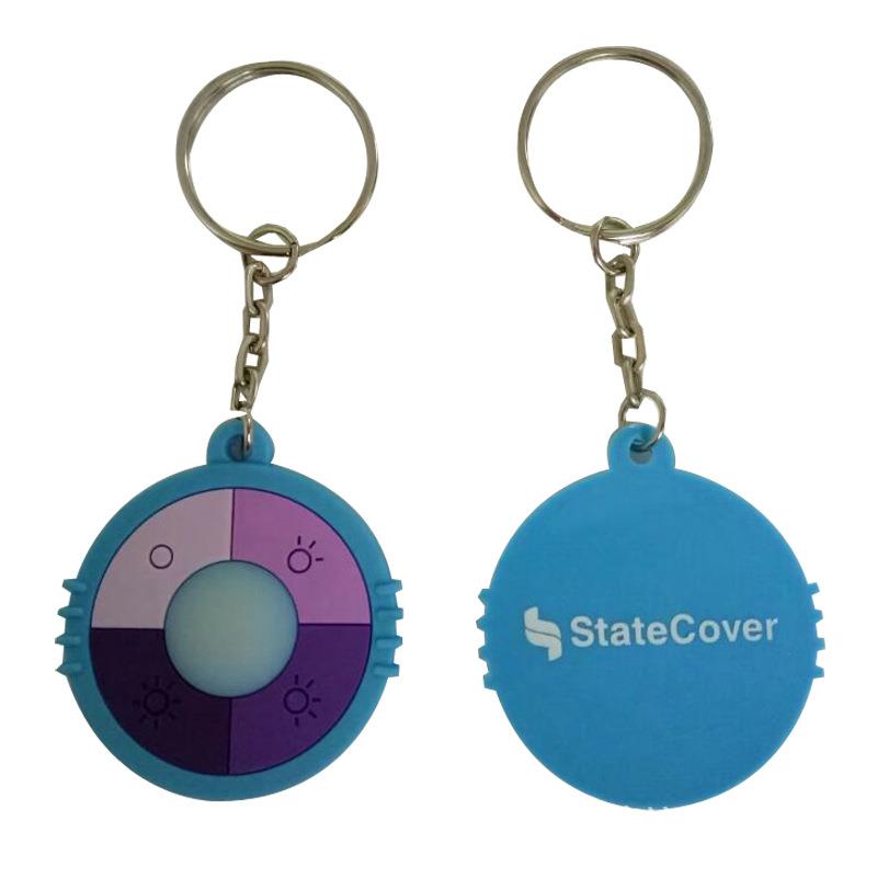 Color Changing UV Keyring-Medallions