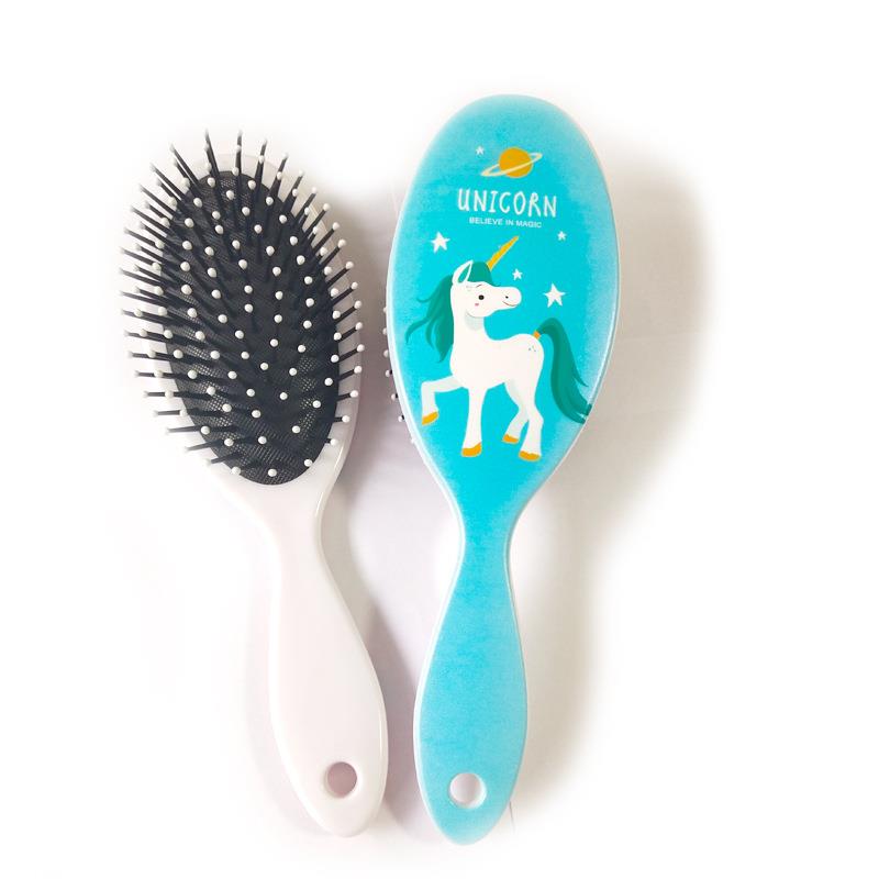 New Design Factory Wholesale Printed Plastic Hair Brush Airbag Massage Comb