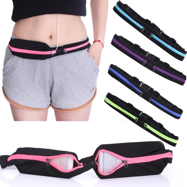 2019 Unisex Running Bum Bag Travel Handy Hiking Sport Waist Belt Zip Fanny Pack Running Bag