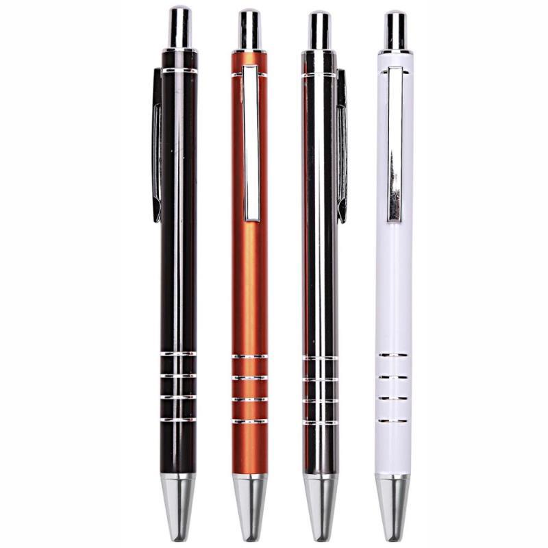 New style office products aluminium ball-point pens with custom logo
