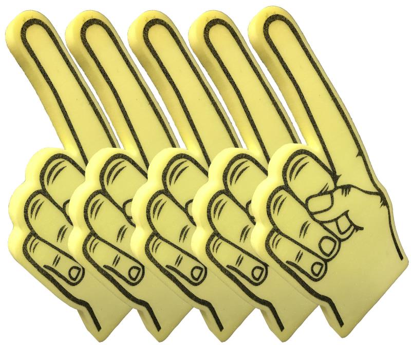 Promotional big custom shocker eva foam finger cheering hands for cheer