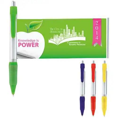 Customized Advertising Pull out Retractable Banner Pen