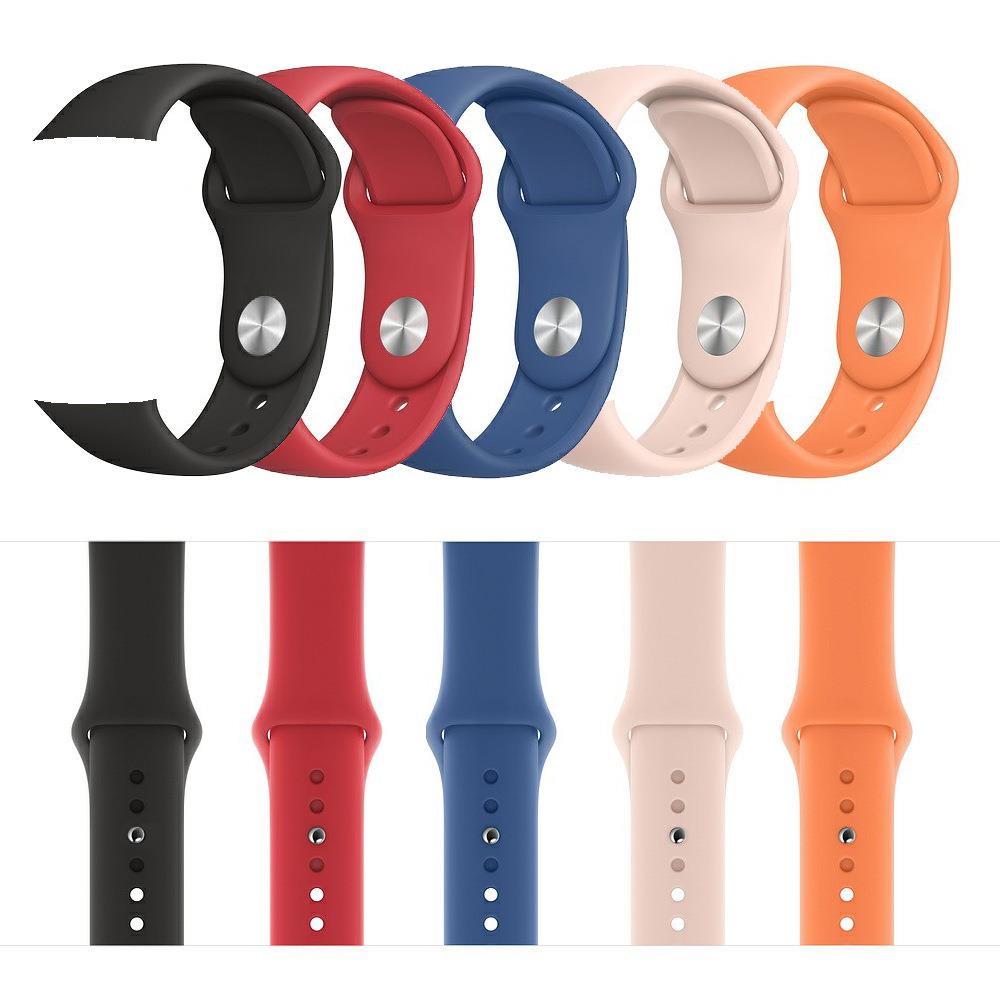 Apple Watch Soft Silicone Sport Band Replacement Wrist Strap