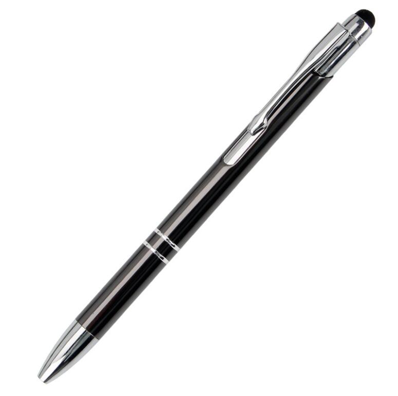 hand touch screen dual purpose metal capacitor brush pen