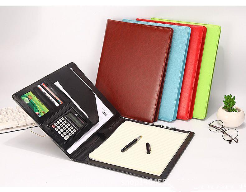 A4 Business Multifunctional Folder Cortical Belt Calculator Office