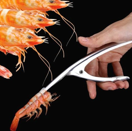 prawn de-shelling tool